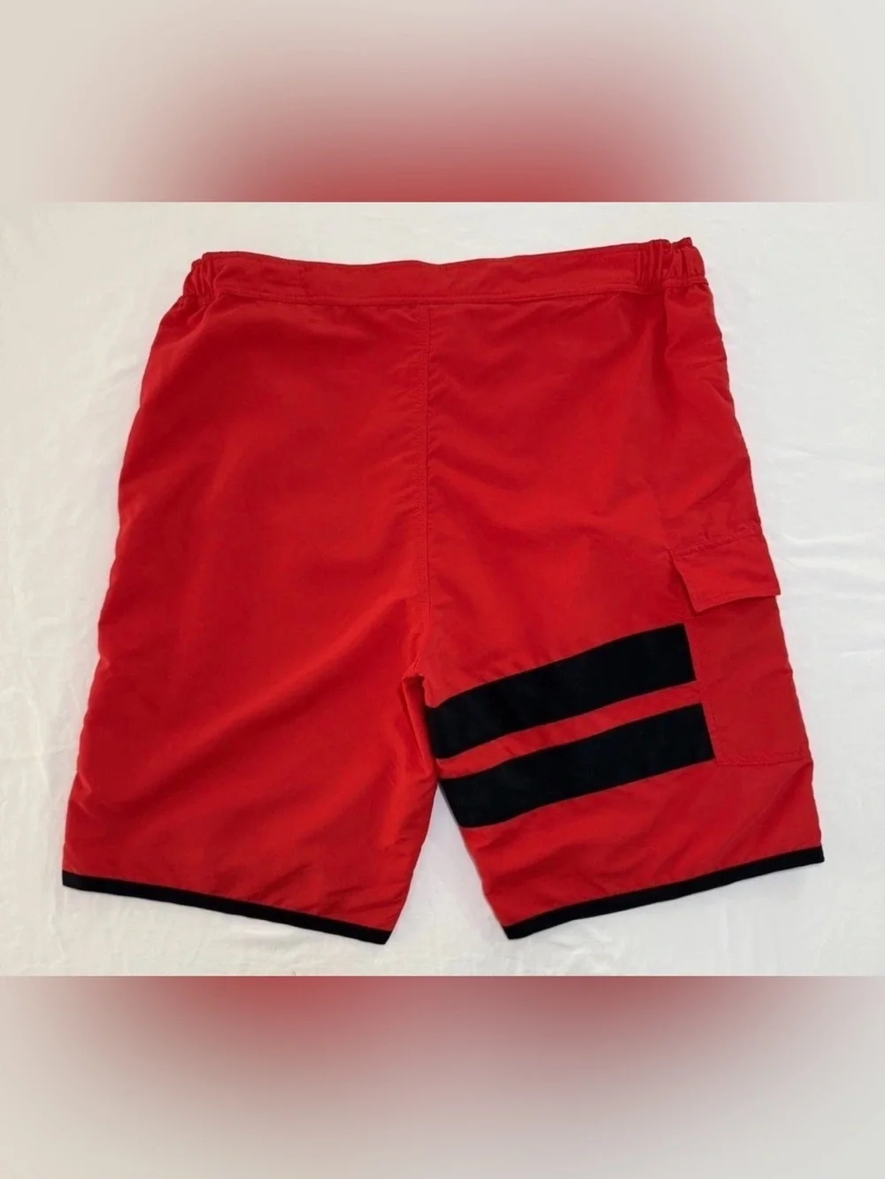 Ohio State Buckeyes Lined Swim Shorts Trunks XXL Red White Black 37x11